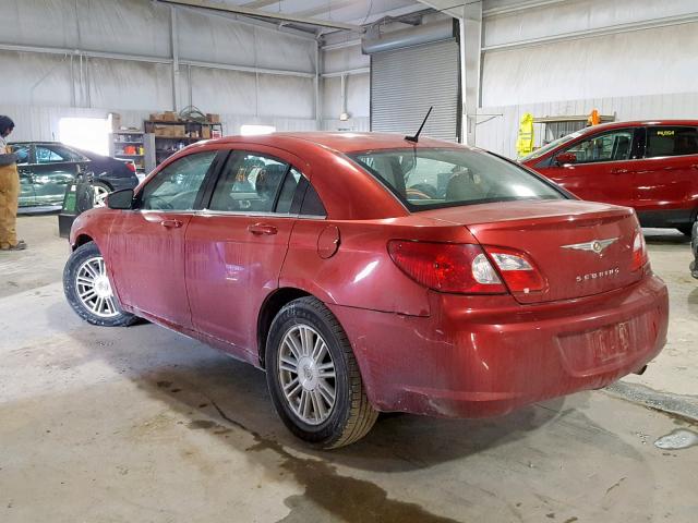 1C3LC56J28N138661 - 2008 CHRYSLER SEBRING TO MAROON photo 3