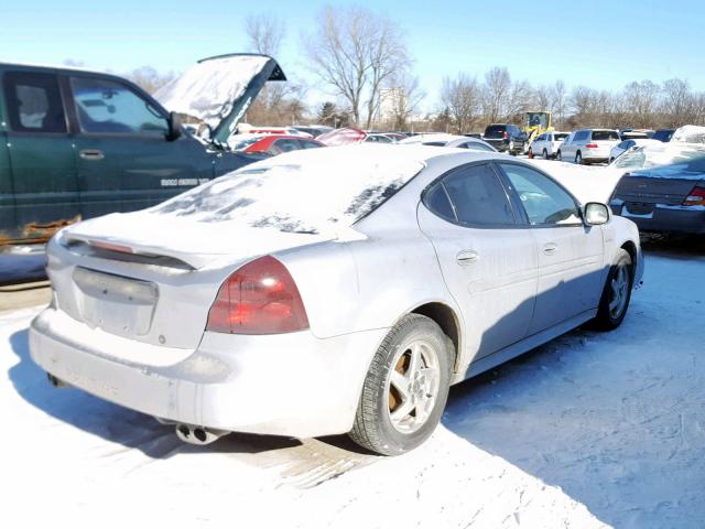2G2WR524X41196069 - 2004 PONTIAC GRAND PRIX SILVER photo 4