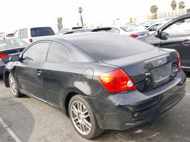 JTKDE177750059753 - 2005 TOYOTA SCION TC შავი ფოტო 3