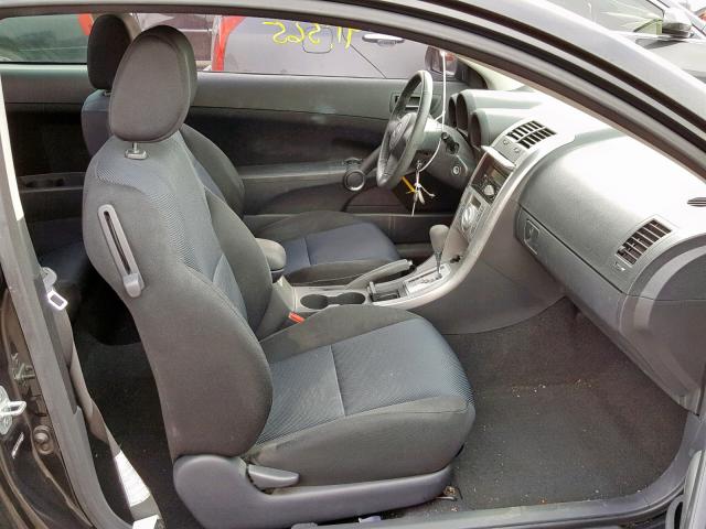 JTKDE177750059753 - 2005 TOYOTA SCION TC შავი ფოტო 5