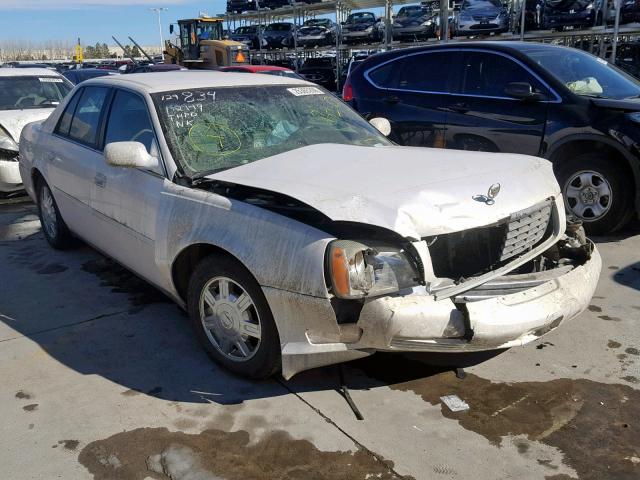 1G6KD57Y45U105598 - 2005 CADILLAC DEVILLE WHITE photo 1