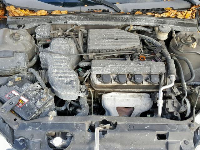 2HGES16545H594461 - 2005 HONDA CIVIC LX GRAY photo 7