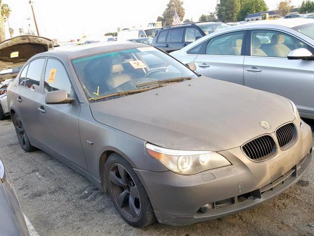 WBANA73505B813771 - 2005 BMW 530 I CHARCOAL photo 1