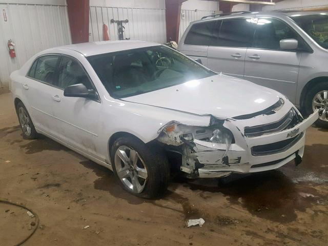 1G1ZB5EB3AF312362 - 2010 CHEVROLET MALIBU LS WHITE photo 1