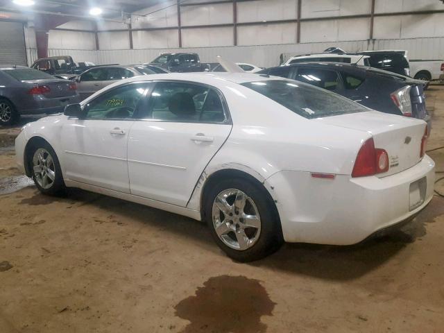 1G1ZB5EB3AF312362 - 2010 CHEVROLET MALIBU LS WHITE photo 3
