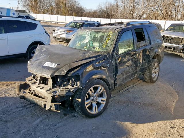 1FMEU85868UA70335 - 2008 FORD EXPLORER L BLACK photo 2