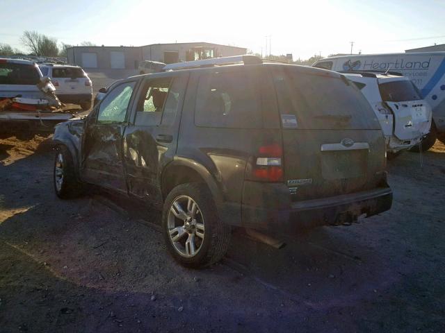 1FMEU85868UA70335 - 2008 FORD EXPLORER L BLACK photo 3