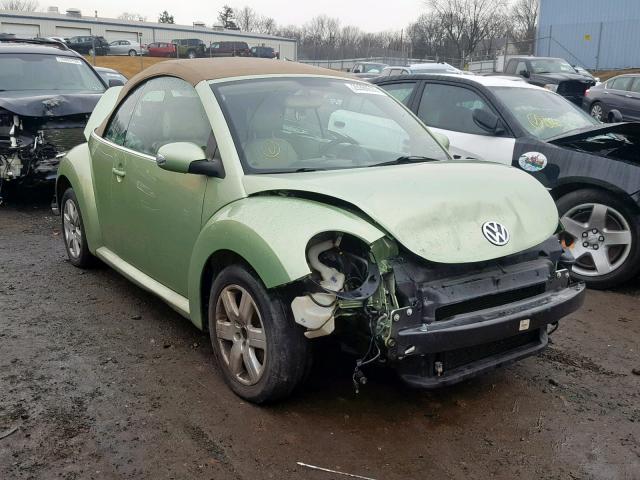 3VWRG31Y57M407194 - 2007 VOLKSWAGEN NEW BEETLE Yaşıl foto 1