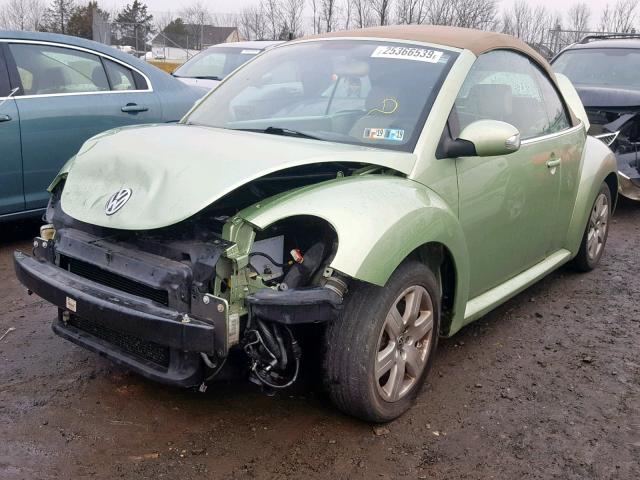 3VWRG31Y57M407194 - 2007 VOLKSWAGEN NEW BEETLE Yaşıl foto 2