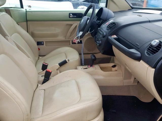 3VWRG31Y57M407194 - 2007 VOLKSWAGEN NEW BEETLE Yaşıl foto 5