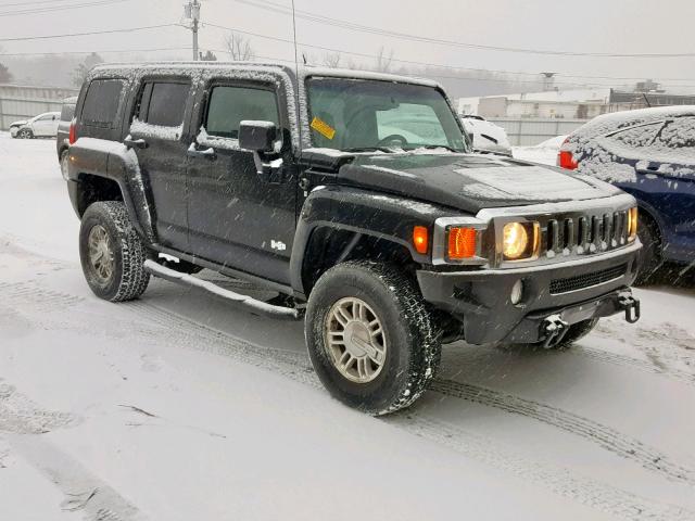 5GTDN13E278246875 - 2007 HUMMER H3 BLACK photo 1