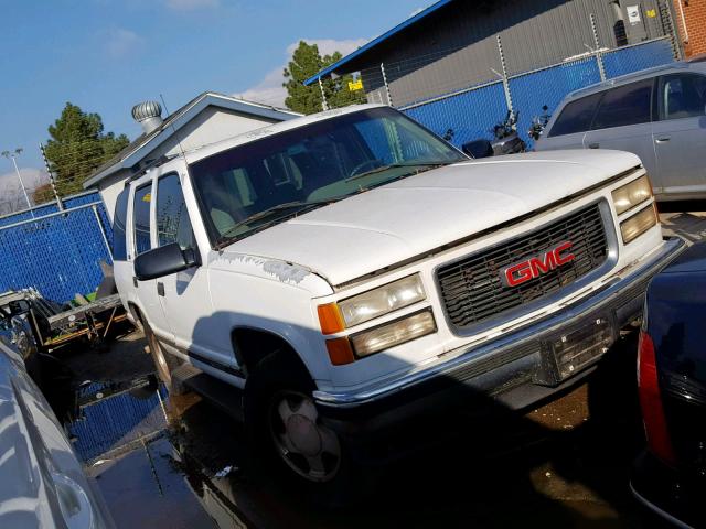 1GKEK13K5SJ735397 - 1995 GMC YUKON WHITE photo 1