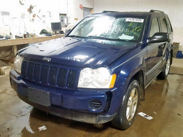 1J4GR48K95C627412 - 2005 JEEP GRAND CHER BLUE photo 2