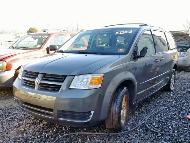 2D4RN4DE2AR417006 - 2010 DODGE CARAVAN GRAY photo 2