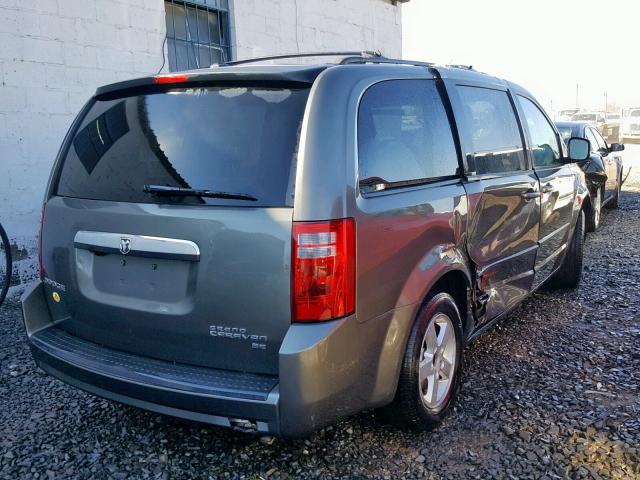 2D4RN4DE2AR417006 - 2010 DODGE CARAVAN GRAY photo 4