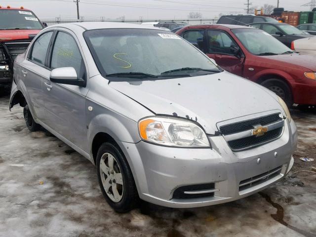 KL1TD56658B008676 - 2008 CHEVROLET AVEO BASE ვერცხლისფერი ფოტო 1