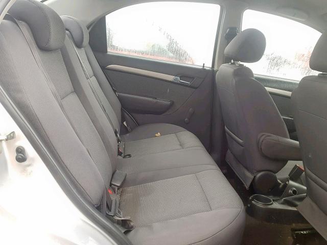 KL1TD56658B008676 - 2008 CHEVROLET AVEO BASE ვერცხლისფერი ფოტო 6
