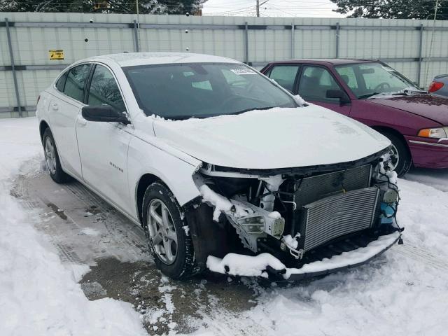 1G1ZB5ST5GF198936 - 2016 CHEVROLET MALIBU LS WHITE photo 1