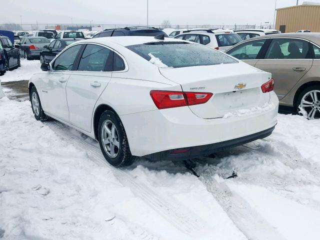 1G1ZB5ST5GF198936 - 2016 CHEVROLET MALIBU LS WHITE photo 3