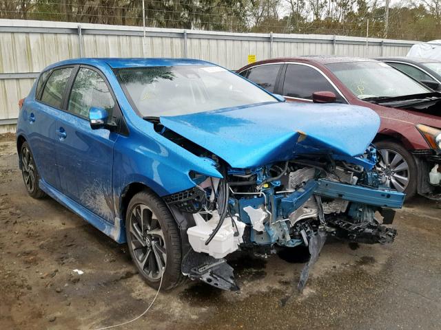 JTNKARJE0JJ564694 - 2018 TOYOTA COROLLA IM BLUE photo 1