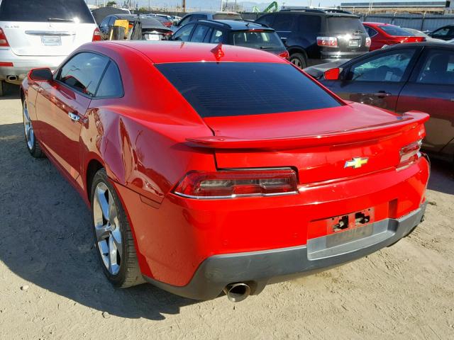 2G1FK1EJ7E9282297 - 2014 CHEVROLET CAMARO 2SS RED photo 3