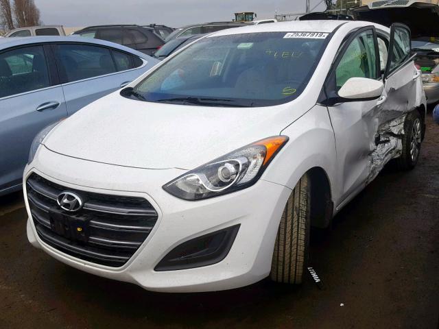 KMHD35LH1GU323284 - 2016 HYUNDAI ELANTRA GT WHITE photo 2