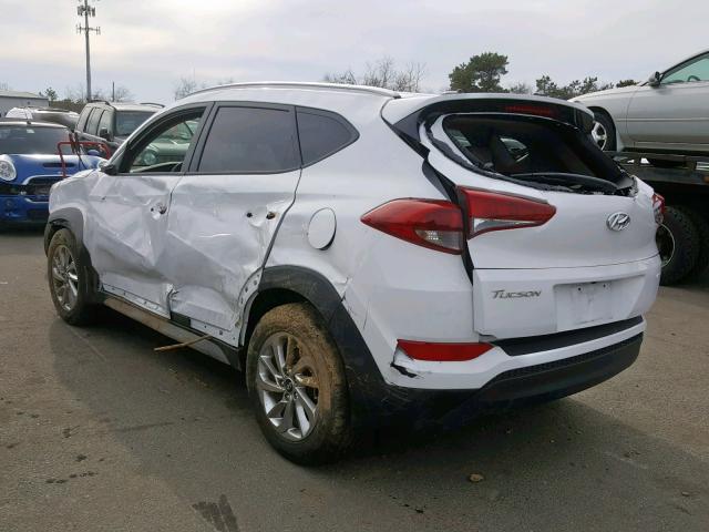 KM8J3CA49HU514749 - 2017 HYUNDAI TUCSON LIM WHITE photo 3