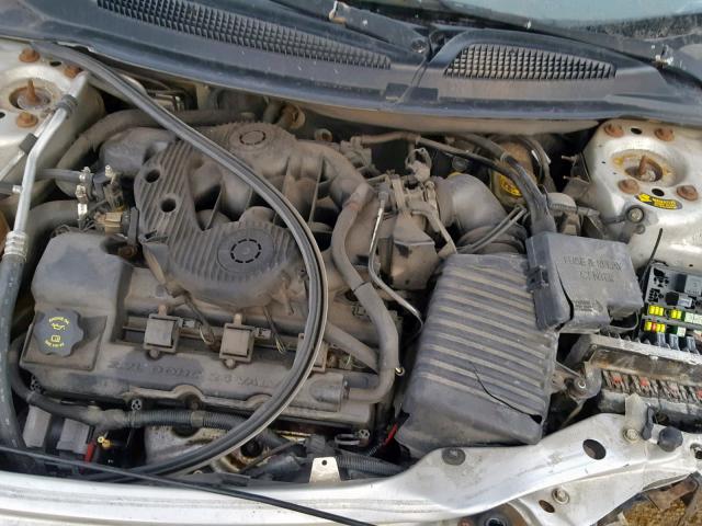 1C3EL75R24N421292 - 2004 CHRYSLER SEBRING GT SILVER photo 7