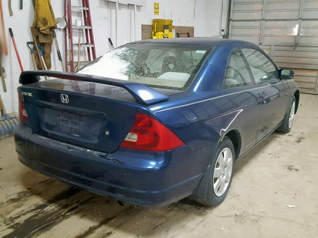 1HGEM22902L092411 - 2002 HONDA CIVIC EX BLUE photo 4