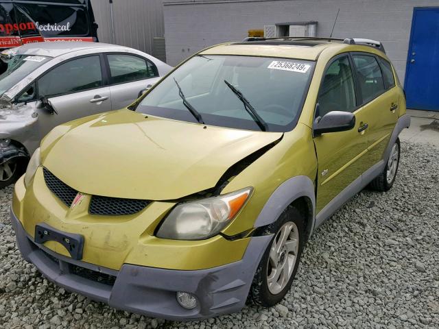 5Y2SL62873Z423132 - 2003 PONTIAC VIBE YELLOW photo 2