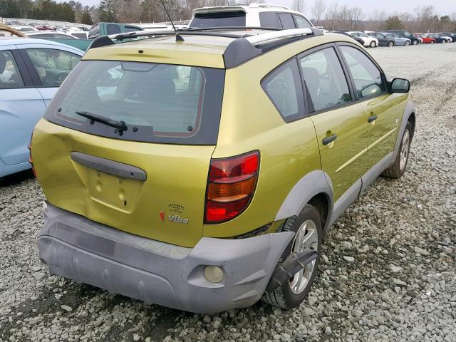 5Y2SL62873Z423132 - 2003 PONTIAC VIBE YELLOW photo 4