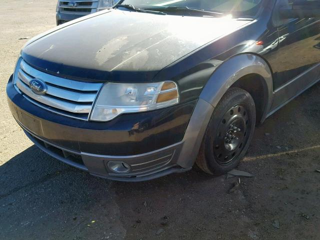 1FMDK02W58GA41560 - 2008 FORD TAURUS X S BLACK photo 9