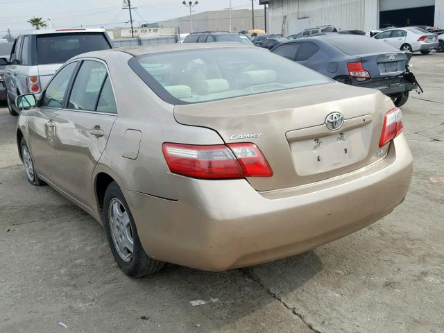 4T1BE46KX7U706871 - 2007 TOYOTA CAMRY NEW GOLD photo 3