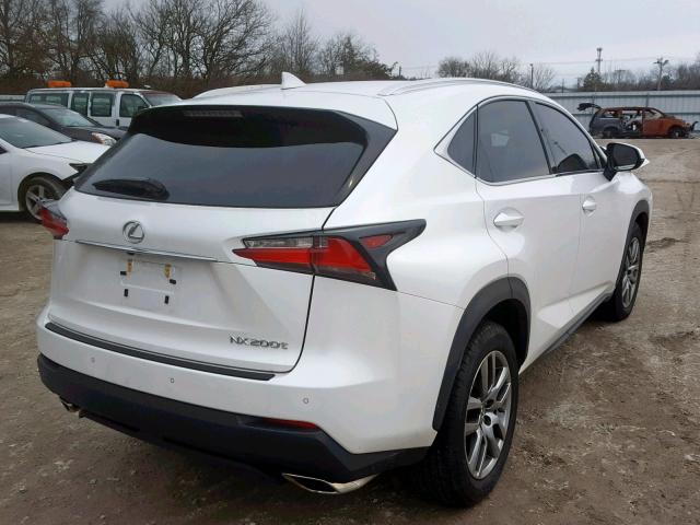 JTJBARBZ7G2089745 - 2016 LEXUS NX 200T WHITE photo 4