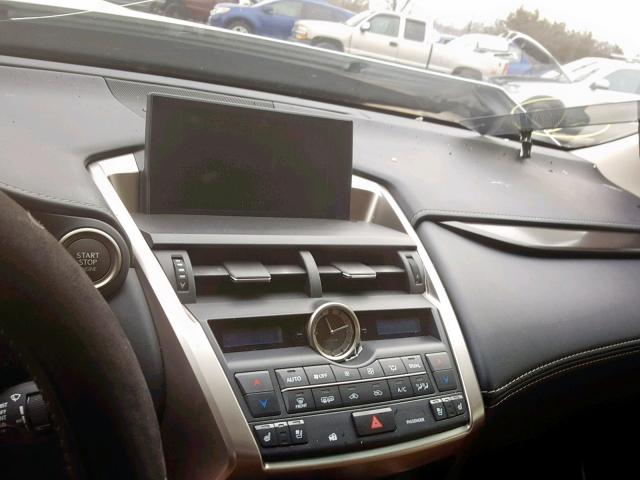 JTJBARBZ7G2089745 - 2016 LEXUS NX 200T WHITE photo 9