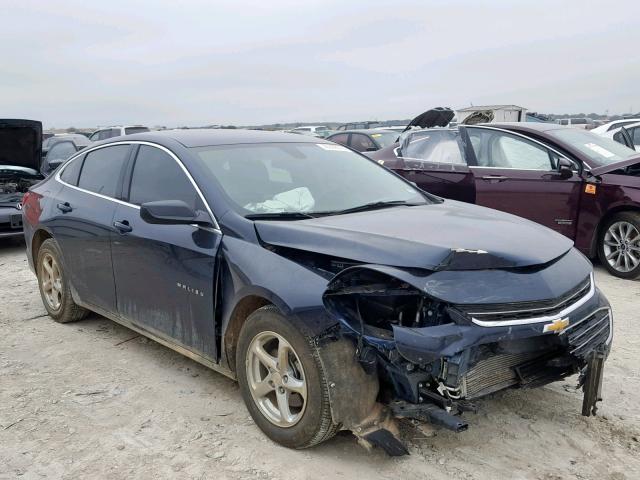 1G1ZB5ST0JF173370 - 2018 CHEVROLET MALIBU LS BLUE photo 1