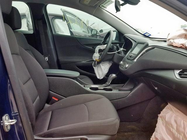 1G1ZB5ST0JF173370 - 2018 CHEVROLET MALIBU LS BLUE photo 5