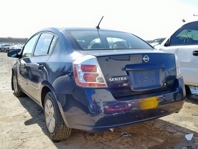 3N1AB61E78L620969 - 2008 NISSAN SENTRA 2.0 BLUE photo 3