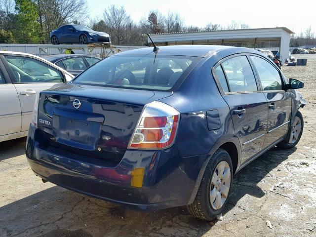 3N1AB61E78L620969 - 2008 NISSAN SENTRA 2.0 BLUE photo 4