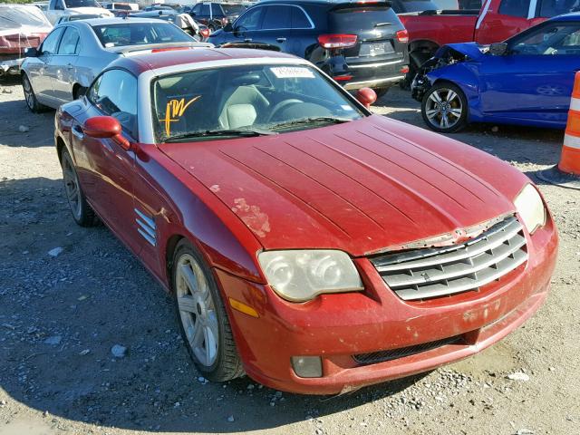 1C3AN69L55X035917 - 2005 CHRYSLER CROSSFIRE RED photo 1