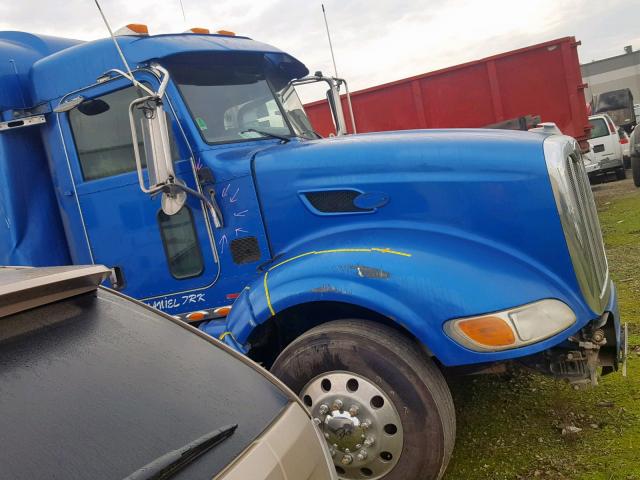 1XPHDB9X88D738733 - 2008 PETERBILT 386 BLUE photo 1