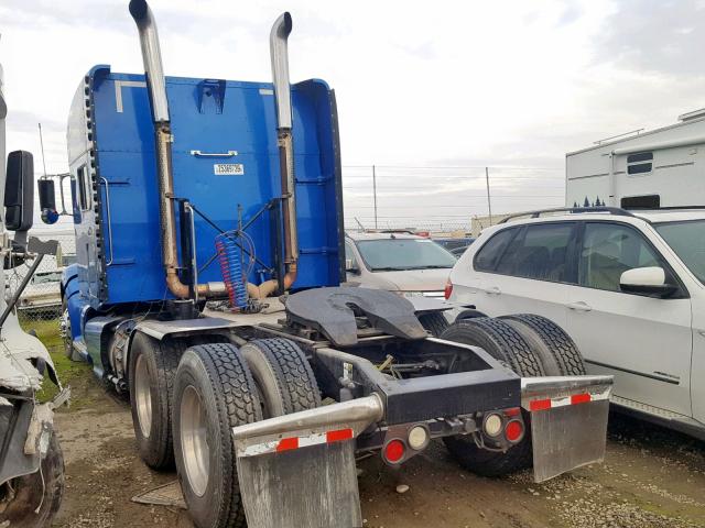 1XPHDB9X88D738733 - 2008 PETERBILT 386 BLUE photo 3