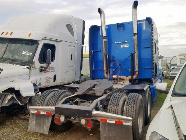 1XPHDB9X88D738733 - 2008 PETERBILT 386 BLUE photo 4