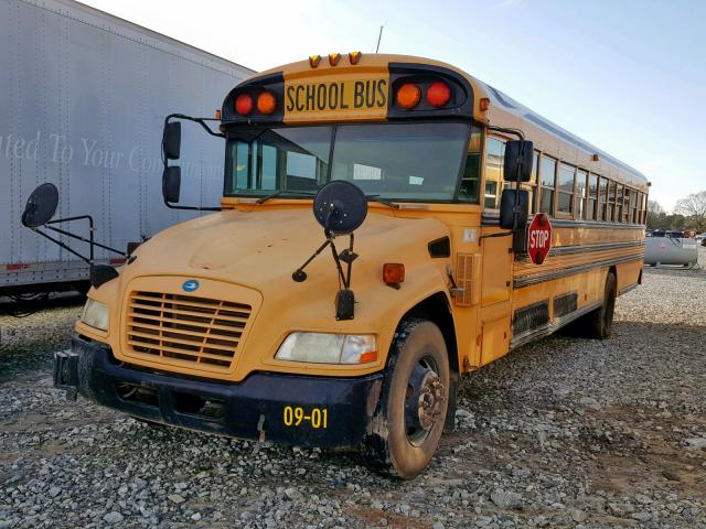 1BAKGCPA49F266971 - 2009 BLUE BIRD SCHOOL BUS YELLOW photo 2