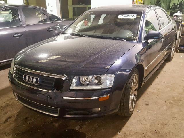 WAUML44E84N003465 - 2004 AUDI A8 L QUATT BLUE photo 2