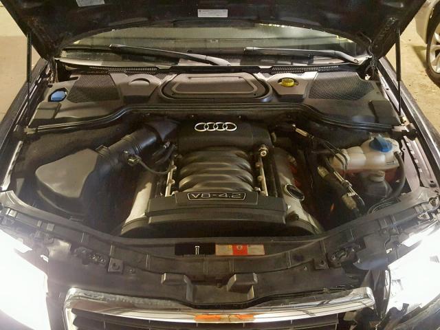 WAUML44E84N003465 - 2004 AUDI A8 L QUATT BLUE photo 7