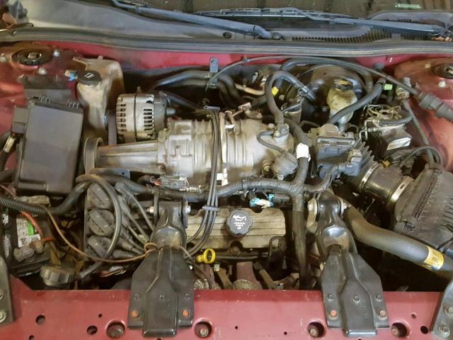 2G2WR544141212334 - 2004 PONTIAC GRAND PRIX MAROON photo 7