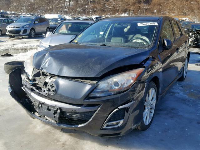 JM1BL1M63B1417274 - 2011 MAZDA 3 S BLACK photo 2