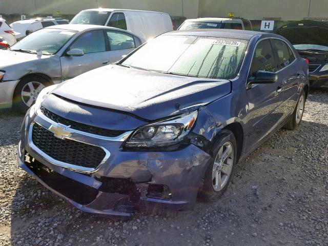 1G11B5SL6EF198955 - 2014 CHEVROLET MALIBU LS BLUE photo 2