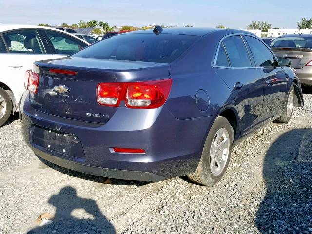 1G11B5SL6EF198955 - 2014 CHEVROLET MALIBU LS BLUE photo 4